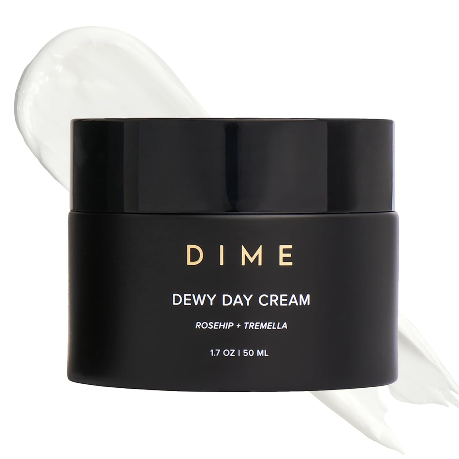 DIME Dewy Day Cream - 50ml | Lightweight, Vegan Daily Moisturiser for Hydration, Firmness & Radiance